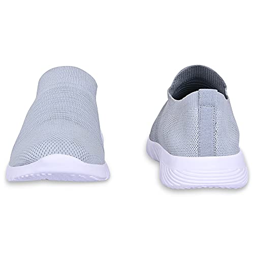 Image of SKITTER Men's Lightweight Slip-On-Shoes Polyester Material Black Color Footwear (GN-110)