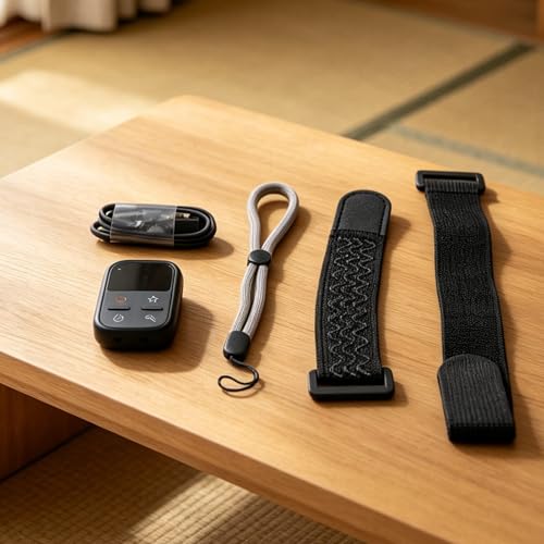 Mando a distancia Bluetooth inalámbrico compacto negro para DJI Action 6 5 4 3