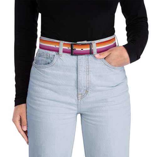 Lesbian Pride Flag Belt2
