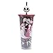 Silver Buffalo Disney The Nightmare Before Christmas Misfit Love Featuring Jack Skellington and Sally Plastic Cold Cup with Lid and Straw Topper, 24 Ounces