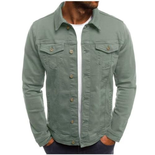 Veste en jean homme classique et décontractée pour le printemps
