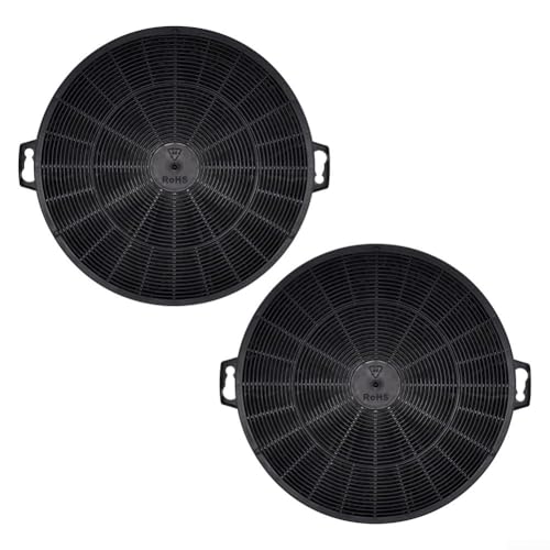 Filtro de carbono de repuesto para modelos de ventilador extractor de campana extractora incluyendo EF Power Slim 90SS, 90XV, EFC9533X para EFC6531X, Premio, Elba F53, Tecno K274