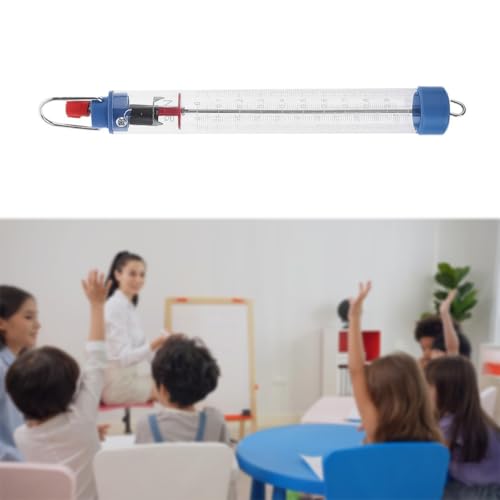 VOANZO Dynamometer 1N / Zylindrischer Dynamometer aus transparentem Kunststoff für die Schale für physikalische Experimente