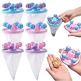 6PCS Pet Hair Remover for Laundry, Floating Hair Filtering Mesh Removal, Lint Catcher for Washing Machine Dog Cat Hair Remover for Laundry (3 Colors)