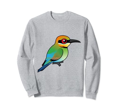 Cute Cartoon Rainbow Bee-eater Birdorable Bird Species Sweatshirt
