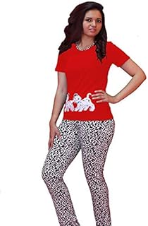 ملابس نوم بيجامه متعدد الالوان قياس واحد قطن