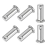 [Installation] - Insérez la broche à tête plate dans les trous alignés, en vous assurant qu'elle passe complètement et est alignée avec l'assemblage, en utilisant une goupille fendue ou une goupille de pont pour maintenir la broche à tête plate en place. Insérez la broche dans le trou sur la broche à tête plate et pliez les extrémités pour éviter qu'elle ne glisse