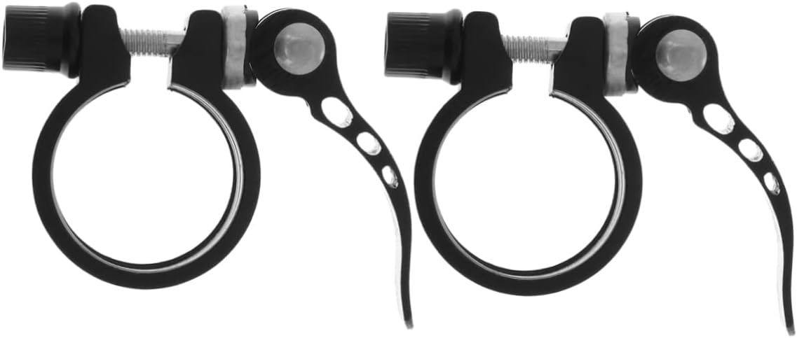 Bike Seatpost Clamp Tube Quick Release Seatpost Clamp 30.4/30.8/30.9/31.6mm Fit Easy Adjustment No Tools Needed