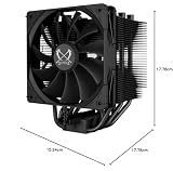 Scythe Mugen 5 Rev.C CPU Air Cooler, 120 mm Single Tower, Black Edition, Intel LGA1700, LGA1151, AMD AM5/AM4/Ryzen 120 mm, pojedyncza wieża