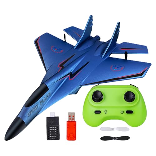 Dtaigou Remote Control Plane | Model Toy RC 2.4GHz Plane Toy | Pull Back Foam Aircraft Toy Airplane Model with Light for Beginner & Kids