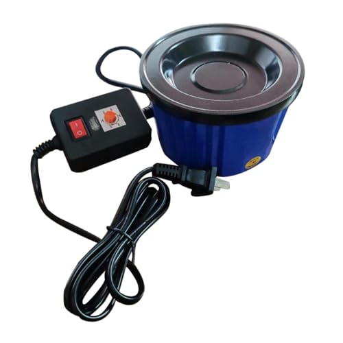 Colaxi Glue Pot 100W Adjustable Temperature Glue Heater Quick Heating Heavy Duty Multipurpose Glue Dispenser for DIY Crafts Repairs Commercial 80ml Capacity