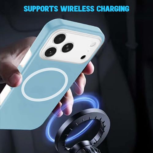 Image of Kratos Soft Silicone Case Cover Compatible with iPhone 17 Pro - Everyday Comfort Protection, Wireless Magnetic Charging Case with Raised Edge Camera & Screen Protection, Shock-Resistant Design