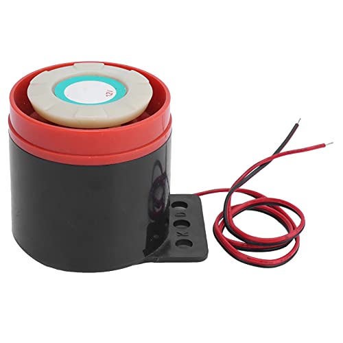 Cryfokt Alarma de Zumbador de Motor Sensible ABS de 12 V para Equipos Automotrices BJ-1 Resistente Al Agua de Alto Decibelio para Dispositivos de Seguridad