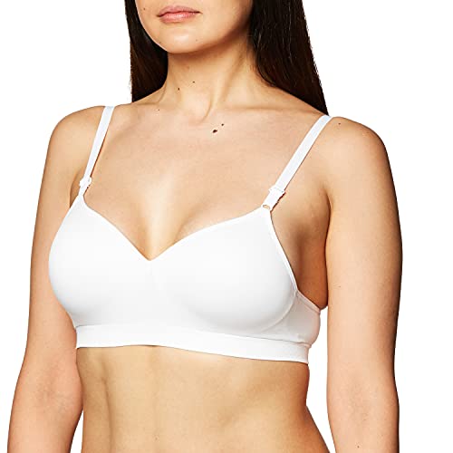 Fruit of the Loom Women&#39;s Seamless Wire Free Lift Bra,White,34B