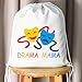 BDPWSS Theater Drawstring Bags For Actors Actress Gift Comedy Tragedy Mask Gifts Theatre Drama Gifts Drama Mama Messenger bag (Drama Mama DB)