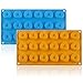 Gresunny 2pcs molde de silicona donuts 18 cavidades mini moldes para rosquillas moldes para donuts horno antiadherente molde donuts sin BPA molde de Hornear para pasteles galletas waffle chocolate