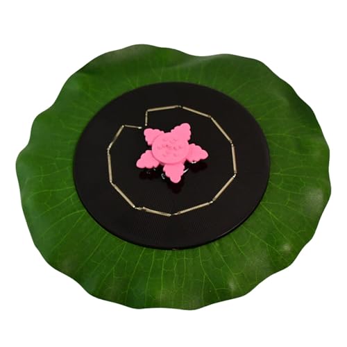 Image of Oblivion Solar Fountain for Garden 1 Pc - Decorative Solar-Powered Floating Water Pump with Lotus Leaf Base for Bird Bath and Pond - Energy-Efficient Aerator with Multiple Spray Nozzles