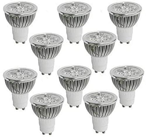 Spot LED MR16 12V 4W 3000K haute puissance pour éclairage maison et hôtel Pack de 5