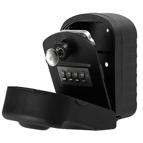 NBYT Portable Combination Lock keybox, Forgotten code can be found,For House Keys Key Hiders to Hide a Key Outside,Waterproof Key Safe Storage Lock Box