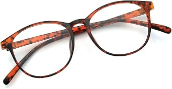 NECTAR Blue Light Blocking Glasses - Large Red Tortoise Shell Frames - The Cambridge XL