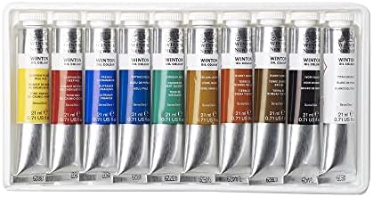 Winsor & Newton Winton Oil Paint, Set of 10 x 21ml Tubes
