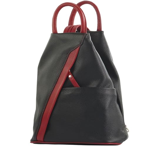 Sac à dos pour femme en cuir nappa modamoda de T180 élégant