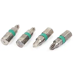 Generic 4mm Cross Head Magnetic PH0 Phillips Screwdriver Bit 25mm Length 4PCS