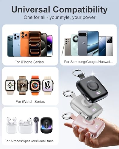 Portable Charger 3 in 1, Smaller 10000mAh Built-in Cables 22.5W Power Bank - image 7