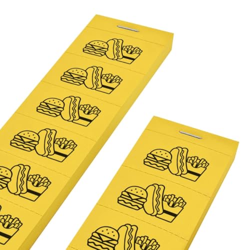 Ticket boisson pour kermesse et festival avec repas | Rouleau jaune 1000 pcs