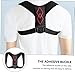 Mikinona Invisible Adjustable Posture Corrector Back Brace for Hunchback Correction PU Leather and Nylon Durable Belt Suitable for Adults and Indoor and Outdoor Use