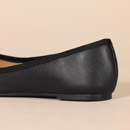 Image of Amazon Essentials Women's Comfortable Round Toe Ballet Flats with Bow