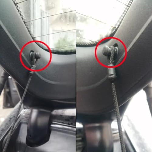 Cordons fixation tablette arrière haute résistance Seat Ibiza 2009-2017 - 3