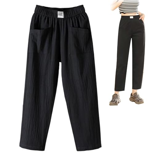 Endurance Loose Pants Women,Women's Baggy Wide Leg Pants with Pockets,Casual High Waist Loose Joggers