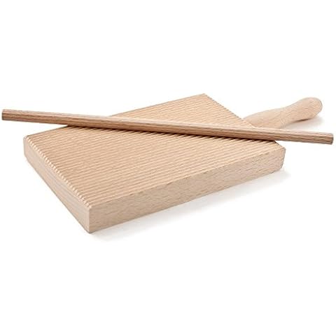 Garganelli Gnocchi Maker Board With Rolling Stick Cover