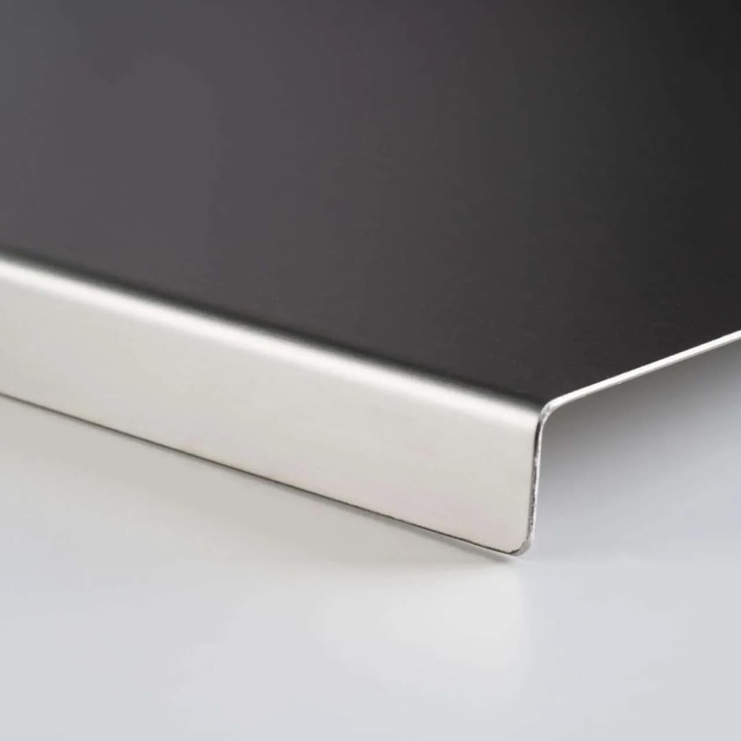 ZOIMANIA – Planche à découper en acier inoxydable pour usage alimentaire – différentes dimensions – Profondeur 60 l 80 x p60 x 3 cm)