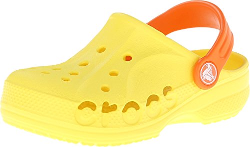 Image of Crocs Kids Unisex Baya (Toddler /Little Kid) Burst /Orange Clog /Mule 3 Little Kid M