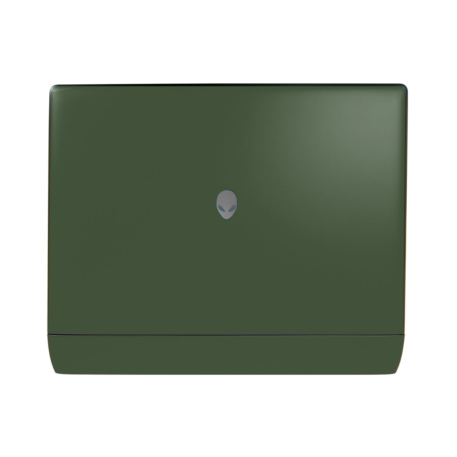 Laptop Skin Compatible with Alienware 16 Area-51 (2025) Top Cover Only - Solid Olive - Premium 3M Vinyl Protective Wrap Decal Cover - Easy to Apply | Crafted in The USA by MightySkins