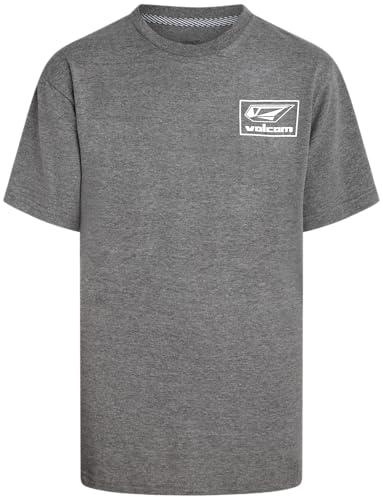 Volcom Boys T Shirt Grey Heather Surf