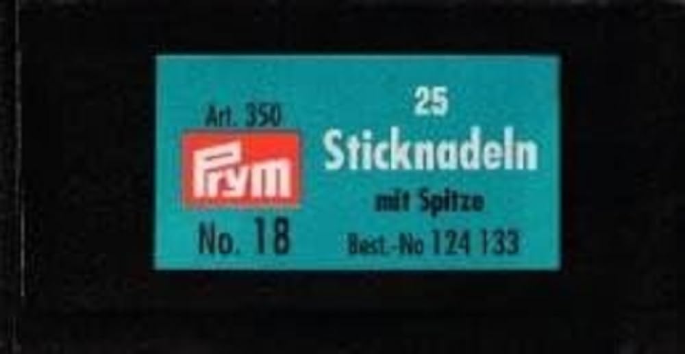 Prym - Prym Sharp Tip (1.20 x 50mm) Embroidery Needles - 1 Unit