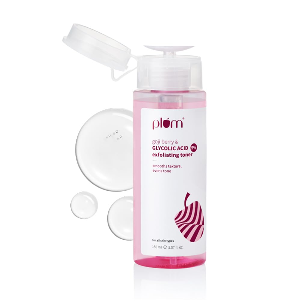 Plum 5% Glycolic Acid & Goji Berry Exfoliating Toner 150 ml - Image 1