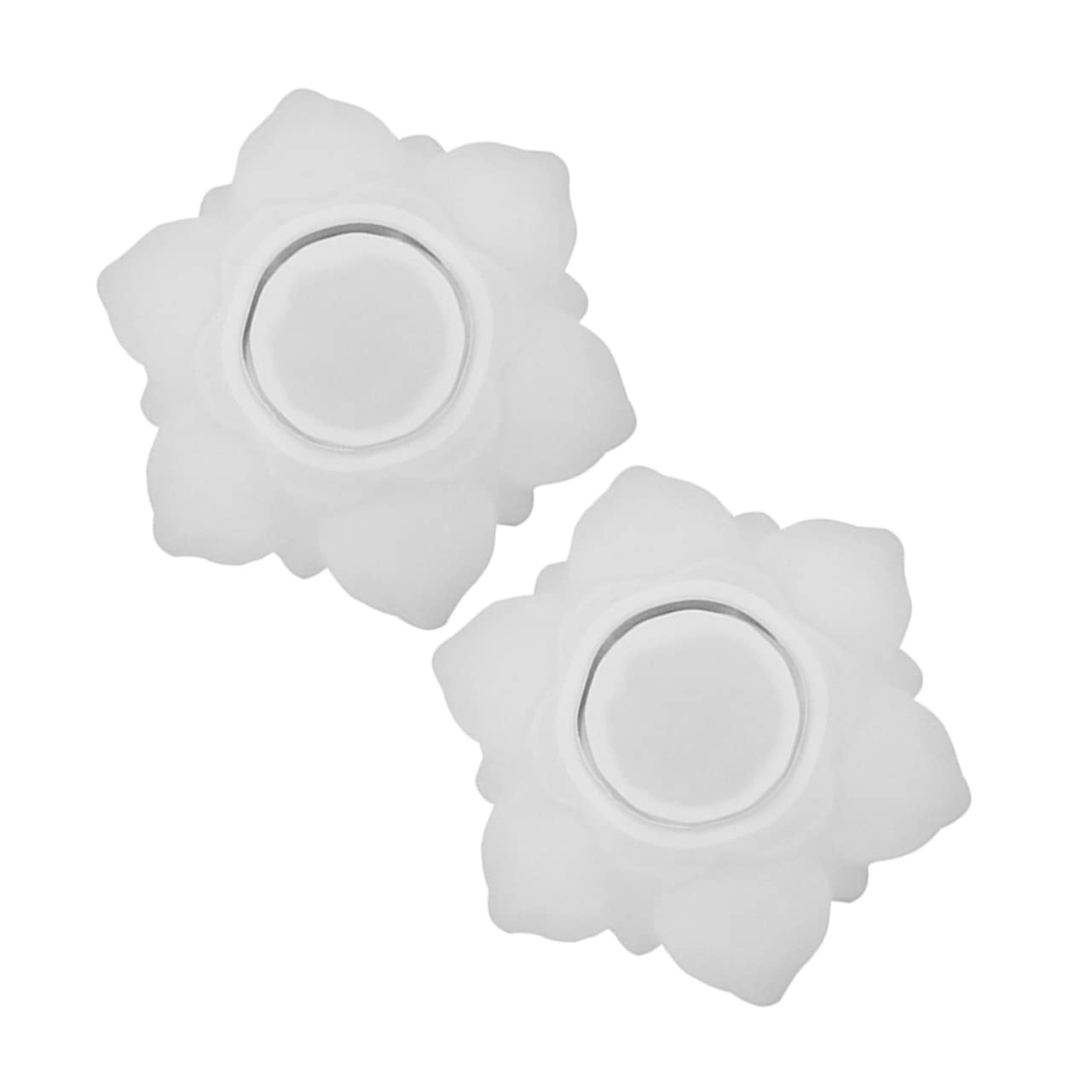 Ipetboom 2pezzi Stampo in Silicone Forma Per Portacandele Stampi Per Flessibili e Duraturi Per Hobby e Creazioni Personalizzate