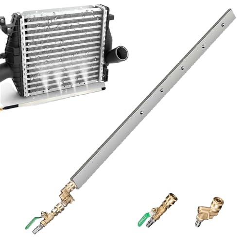High-Pressure Radiator Cleaning Wand with Quick Connector – 24'' Hose, 4500 PSI – Efficient Water Tank Cleaner for Cars, Trucks, SUVs, and RVs