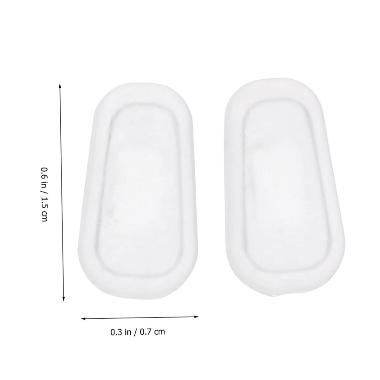 Healeved 75paia Cuscinetti Nasali Silicone Antiscivolo Per Occhiali Da Adatti Occhiali Da Sole e Ottici Comfort e Stabilità Garantiti