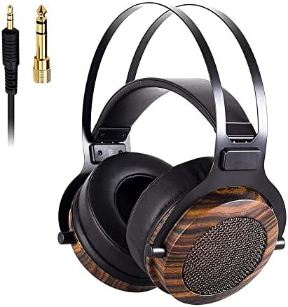 lotorasia Wired Over Ear Headphone, Mixing DJ Stereo Headset 50mm Diameter Drivers 3.5mm Audio Jack for AMP Computer Recording and Music Audiophile