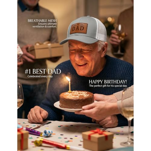 Image of Dad Gifts from Daughter Wife Son Friends for Men,Fathers Day Hat for Birthday Christmas,Unique