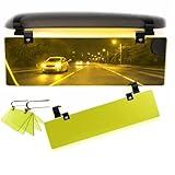 Night Driving Visor by Glare Guard, Replace Night Driving Glasses with Anti-Glare Polarized HD Driving Visor for Headlight Glare Universal 14' x 3.25' fits Cars, Truck's SUV's & RV's, Made in USA