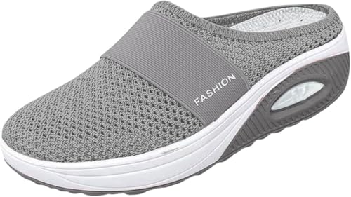 Orthopädische Schuhe Damen Sommer Air Cushion Slip On Hausschuhe Luftkissen...