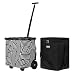 Produktbild anndora Kühlbox 32 Liter schwarz + reisenthel carrycruiser Frame Zebra 40 Liter