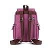 XINYASEE Mochila Impermeable de Nylon y Lona, Multifuncional Portátil Vintage, Para Hombre y Mujer, Instituto Casual (Morado) #2
