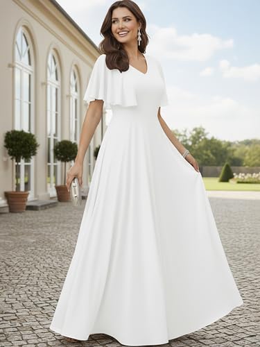 Image of KOH KOH Womens Long Elegant Bridesmaid Evening Cocktail Modest Maxi Dress